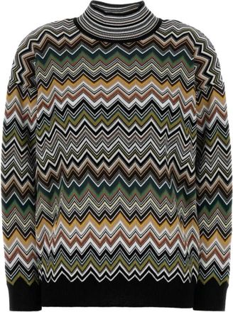 Missoni Dames, Truien, Veelkleurig, Maat: S Wol