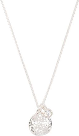 Dower & Hall white topaz pendant necklace - men - Sterling Silver/White Topaz - One Size
