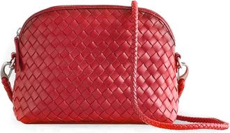 Dragon Diffusion Chunky Fellini Bag - Dames - Schoudertassen - Rood - ONE Size - Leer - Tassen