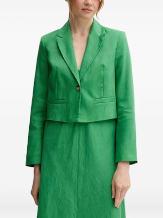 Benetton Blazer con tasche a filetto - Verde