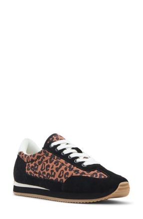 Blondo Ersula Low Profile Waterproof Sneaker in Leopard Nylon at Nordstrom, Size 9.5