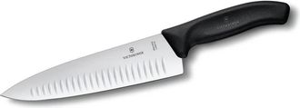 Victorinox by Swiss Army Victorinox Swiss Classic 8 inch Chef Knife with Hollow Edge - Black