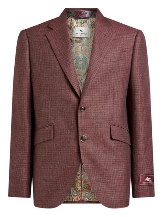 Etro Blazer monopetto - Rosso