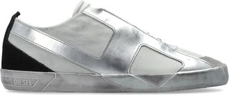 Diesel S-Slante-D LOW - Dames - Sneakers - Grijs - 36 EU - Leer - Schoenen