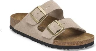 Birkenstock Arizona - female - Birkenstock - Sliders - Beige - 4 UK - Shoes