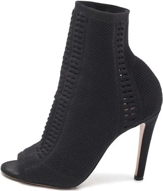 Gianvito Rossi Stivali a punta aperta Pre-owned 115mm - Nero