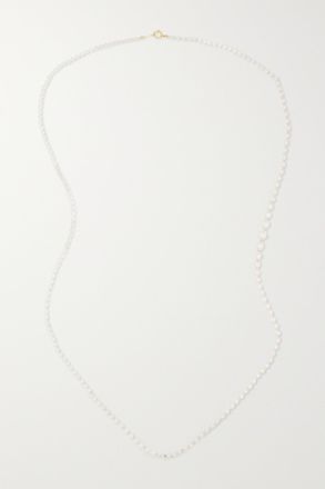 Mizuki 14-karat Gold Pearl Necklace - Oro