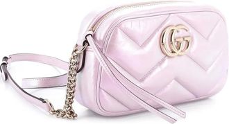 Gucci Borsa a spalla GG Marmont piccola - Rosa