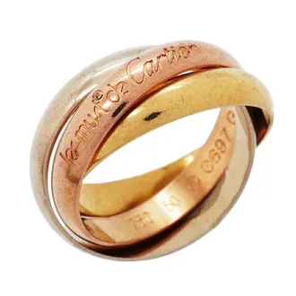 Cartier Yellow Gold (18K) Pink Gold (18K) White Gold (18K) Band Ring (Pre-Owned)