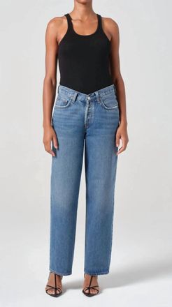 A Gold E V-Waist Baggy Jeans In Cascade