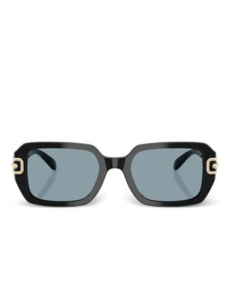 Coach Horse And Carriage-detail square sunglasses - Black