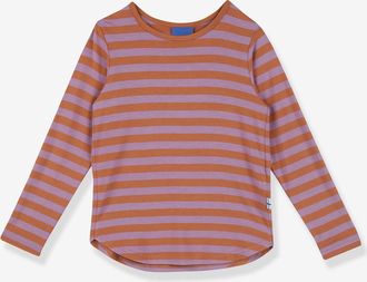 Finkid Gestreiftes Mädchen Langarmshirt MERISILLI finkid rost