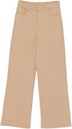 Max Mara Pantalon van Max Mara - Dames - Wijde Broeken - Beige - XS - Broeken