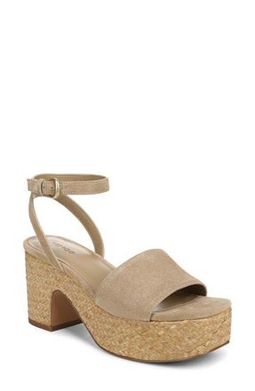 Vince Castella Ankle Strap Platform Sandal in Wheat at Nordstrom, Size 5.5