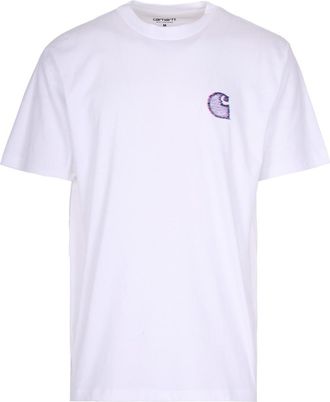 Carhartt Work in Progress White Graphic Logo T-Shirt