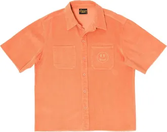 Drew House Corduroy Shirt Peach DR-SS21-97