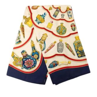 Herm&egrave;s Pre-owned Qu Importe le Flacon Sjaal - Dames - Pre-owned - Veelkleurig - Maat: ONE Size Zijde