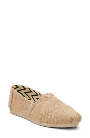 Toms Classic Alpargata Slip-On in Natural at Nordstrom, Size 8.5