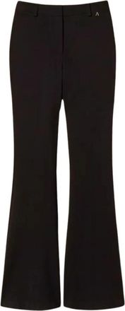 Twinset Wijde broek - Dames - Wijde Broeken - Zwart - S - Broeken