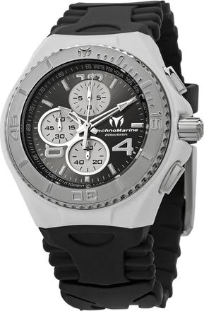 Technomarine Cruise JellyFish Chronograph Quartz Black Dial Mens Watch TM-115301