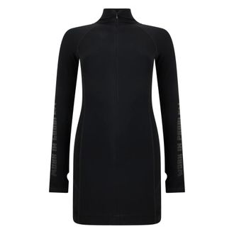 Diesel Aangesloten korte jurk - Dames - Jurken - Zwart - Maat: XS Nylon