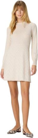 Missoni Womens Short Flared Dress With Long Sleeves And Jacquard Detailing in Beige at Nordstrom, Size Medium