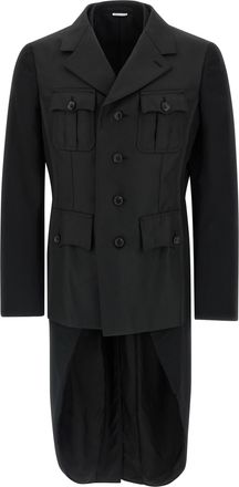 Comme Des Gar&ccedil;ons Mens Double Layer Blazer Jacket