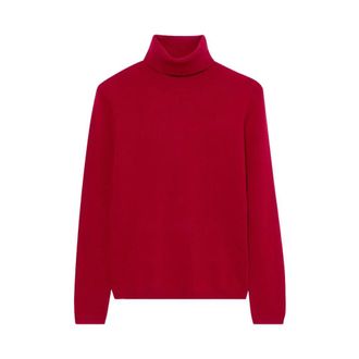 Brooks Brothers Cashmere coltrui - Dames - Cashmere truien - Rood - XS - Kasjmier - Truien & Vesten