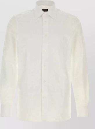 Ermenegildo Zegna poplin shirt long sleeves button down collar