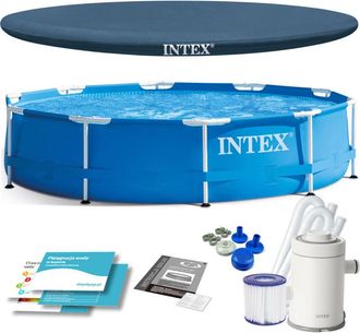 OEM Piscina De Jard&iacute;n Con Estructura 305 X 76 Cm 10 En 1 Intex 28202