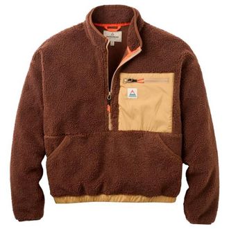Passenger Ravi Recycled Sherpa Fleece Fleecepullover f&uuml;r Damen | braun