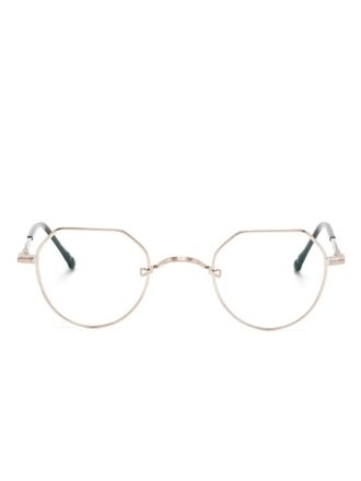 Matsuda geometric-frame glasses - Gold
