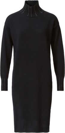 Fabiana Filippi Abito midi con scollo allamericana - Blu