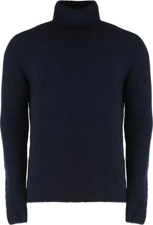 Moorer Maglione Gordon-CLO a collo alto - Blu