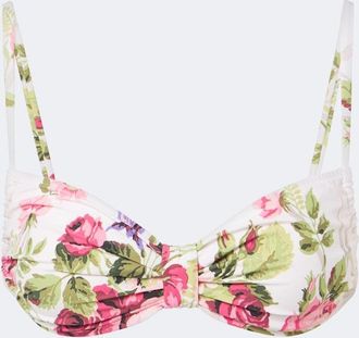 Montce Swim Devin floral bikini top