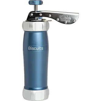 Marcato Design Series Biscuit Maker Press, Includes 20 Cookie Disc Shapes in Powder Blue at Nordstrom