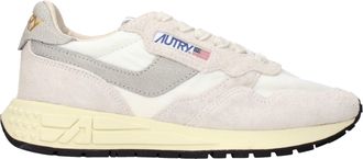 Autry Sneakers Reelwind Damens Stoff Beige/Grau