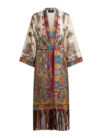 Etro Silk Duster Coat