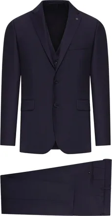 Tagliatore BRUCE TAILORED WOOL SUIT WITH VEST - Tagliatore - Man