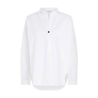 Penn & Ink Blouse met lange mouwen - Dames - Blouses & Shirts - Wit - Maat: XS Polyamide