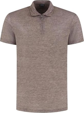 Fedeli Polo a maniche corte - Marrone