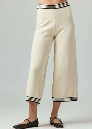 Sundays Quinn Wide Leg Pants In Ivory