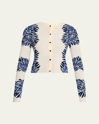 Ulla Johnson Carina Jacquard Knit Cardigan