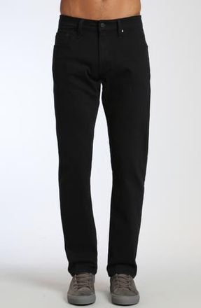 Mavi Marcus Straight Leg Jeans in Black Boston at Nordstrom Rack, Size 33 X 32
