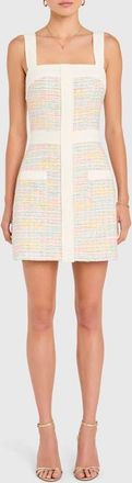 Amanda Uprichard Archie Rainbow Tweed Minidress in Angelica Tweed at Nordstrom, Size X-Large