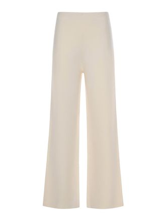 Max Mara Viscose Crepe Knit Trousers