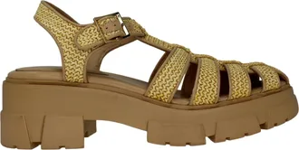 Wildpair Heraa Fisherman Lug Sole Sandal Natural Raffia 10018694000 Womens