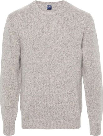 Fedeli crew-neck cashmere jumper - men - Cashmere - 50 - Grey