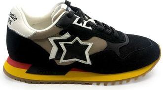 Atlantic Stars Draco Drac 1010 Sneaker - Heren - Sneakers - Zwart - 45 EU - Leer - Schoenen