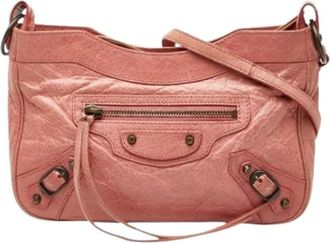 Balenciaga Pre-owned Shoulder Bags, female, Pink, Size: ONE SIZE Pre-owned Vintage Shoulder Bag